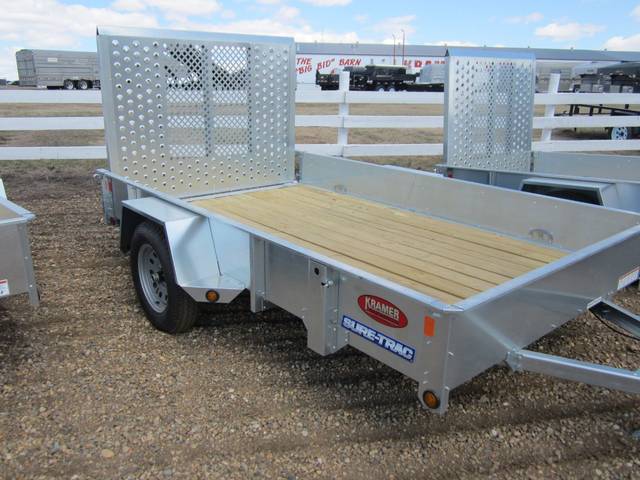 2014 Sure-Trac ST7210-6x10 Galvanized Landscape Utility Trailer- Kramer