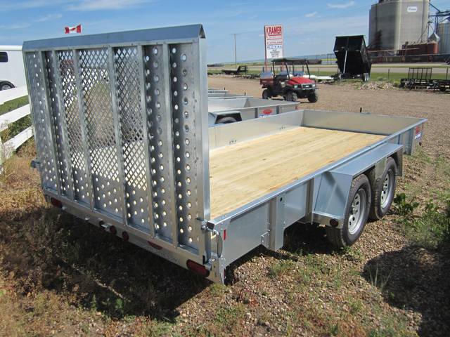 2015 Sure-Trac ST8216 Galvanized Landscape 7X16- Kramer Trailer Sales