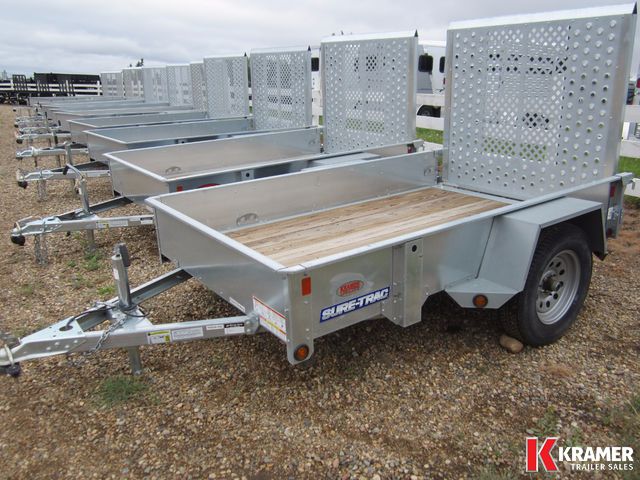 2015 Sure-Trac ST6008-Galvanized Utility Trailer-5x8 - Kramer Trailer Sales