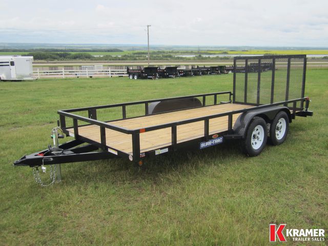 2016 Sure-Trac ST8216TAT 7x16 (7K) Tube Top Utility Trailer- Kramer ...