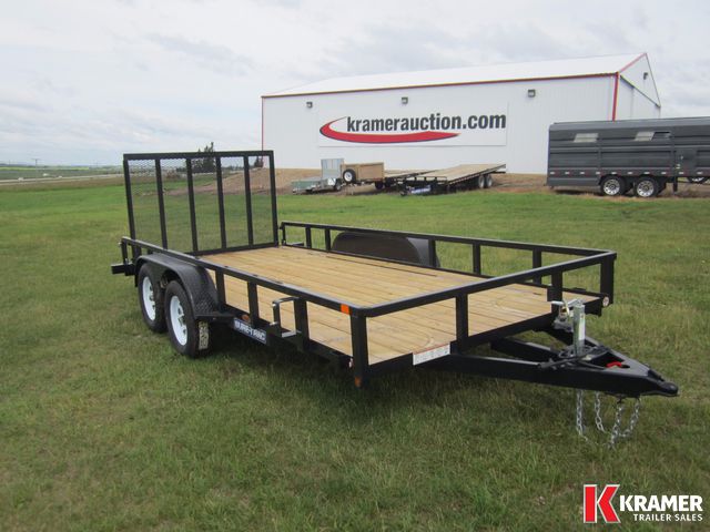 2016 Sure-Trac ST8216TAT 7x16 (7K) Tube Top Utility Trailer - Kramer ...