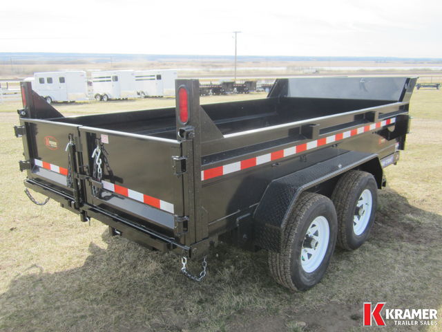 2017 Sure-Trac ST7212D 6'x12' Dump box (10K) - Kramer Trailer Sales